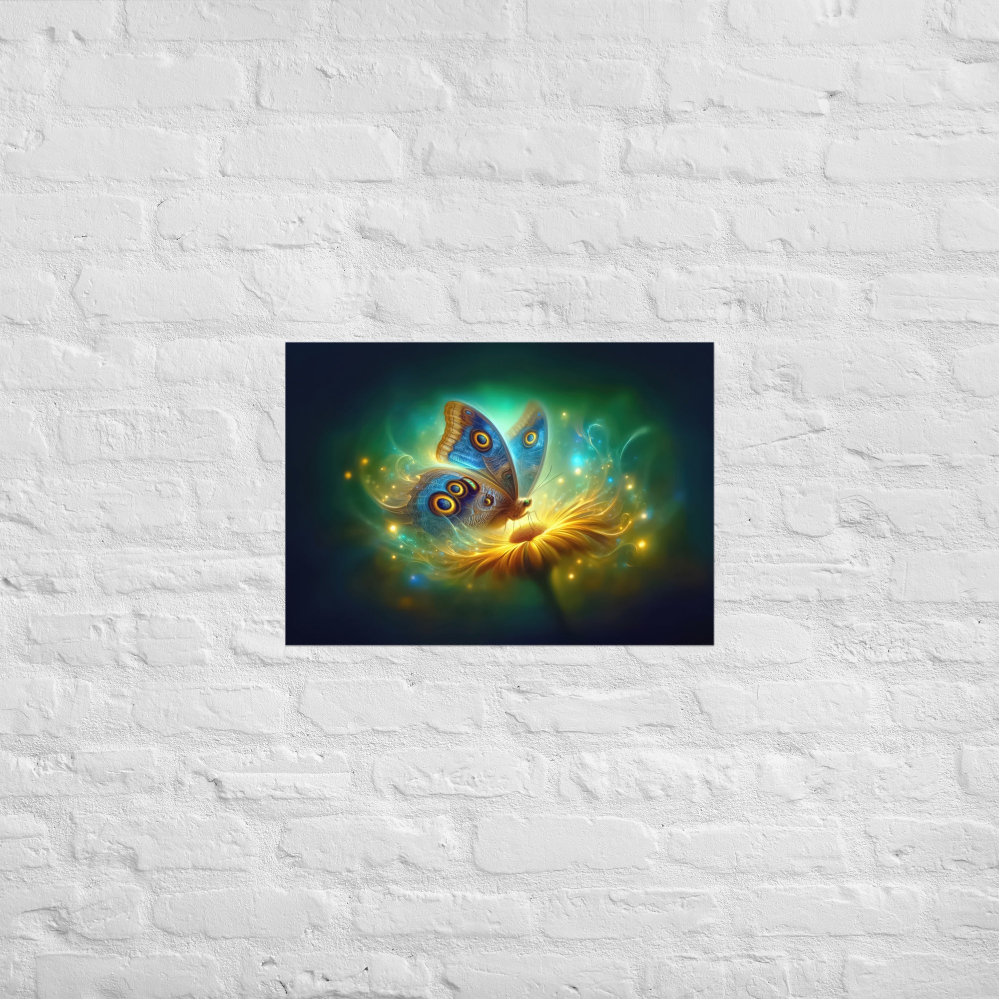 Midnight Garden Butterfly - Poster Secondary image