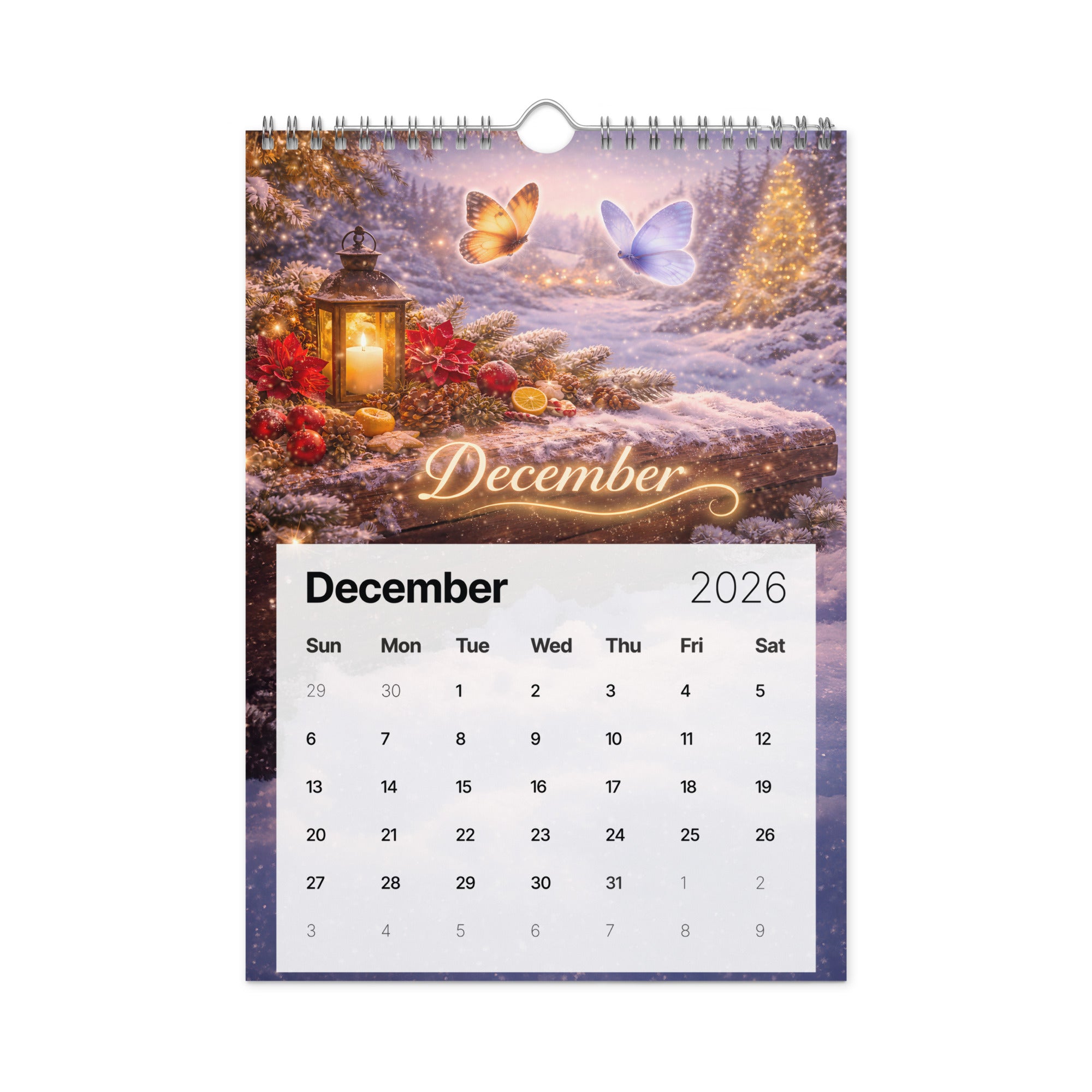 Magical Butterflies - Wall calendar (2026)