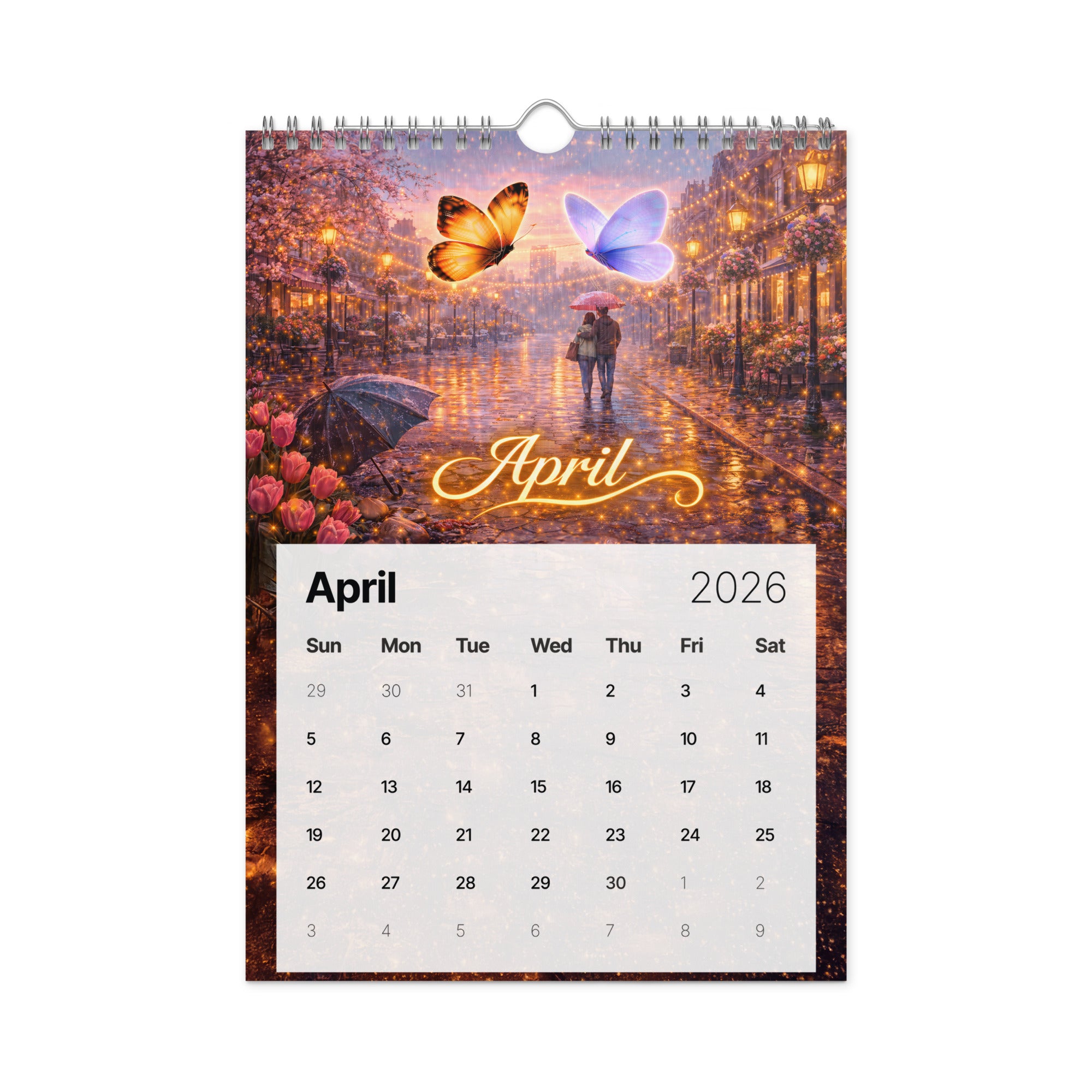 Magical Butterflies - Wall calendar (2026)