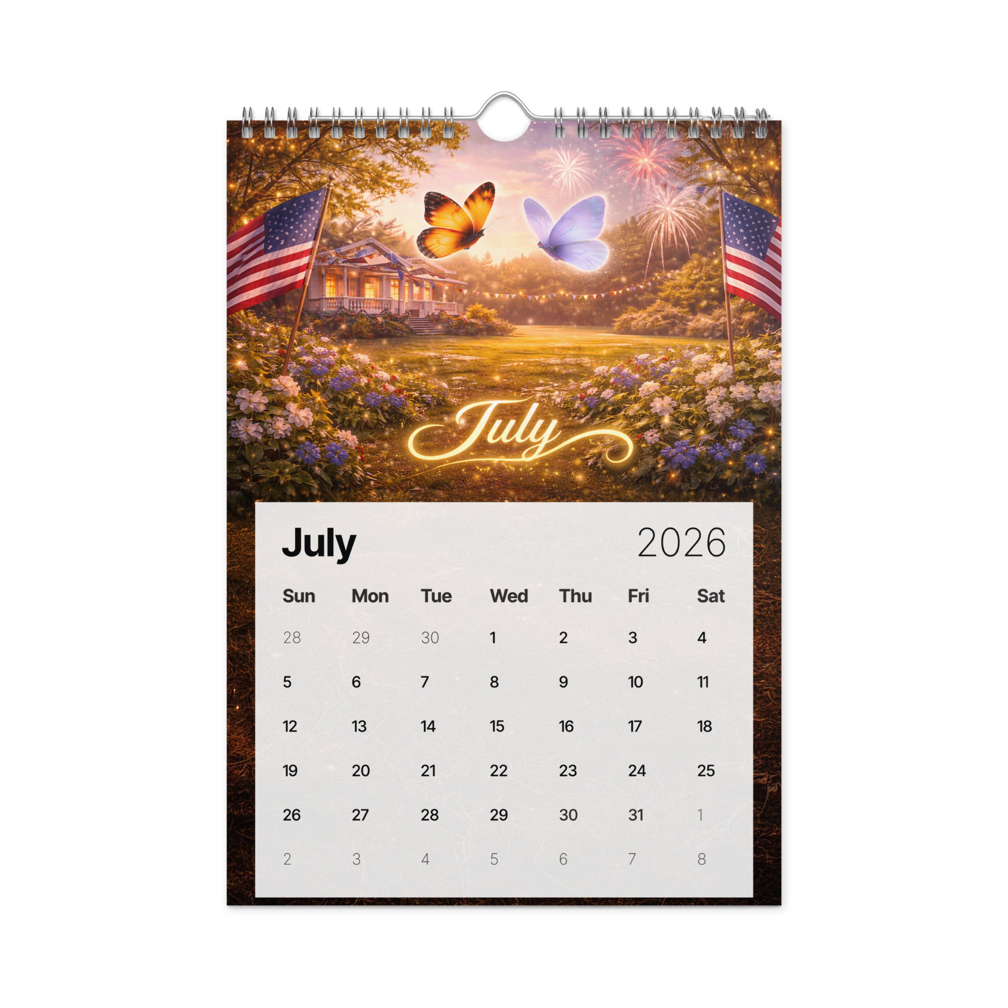 Magical Butterflies - Wall calendar (2026)