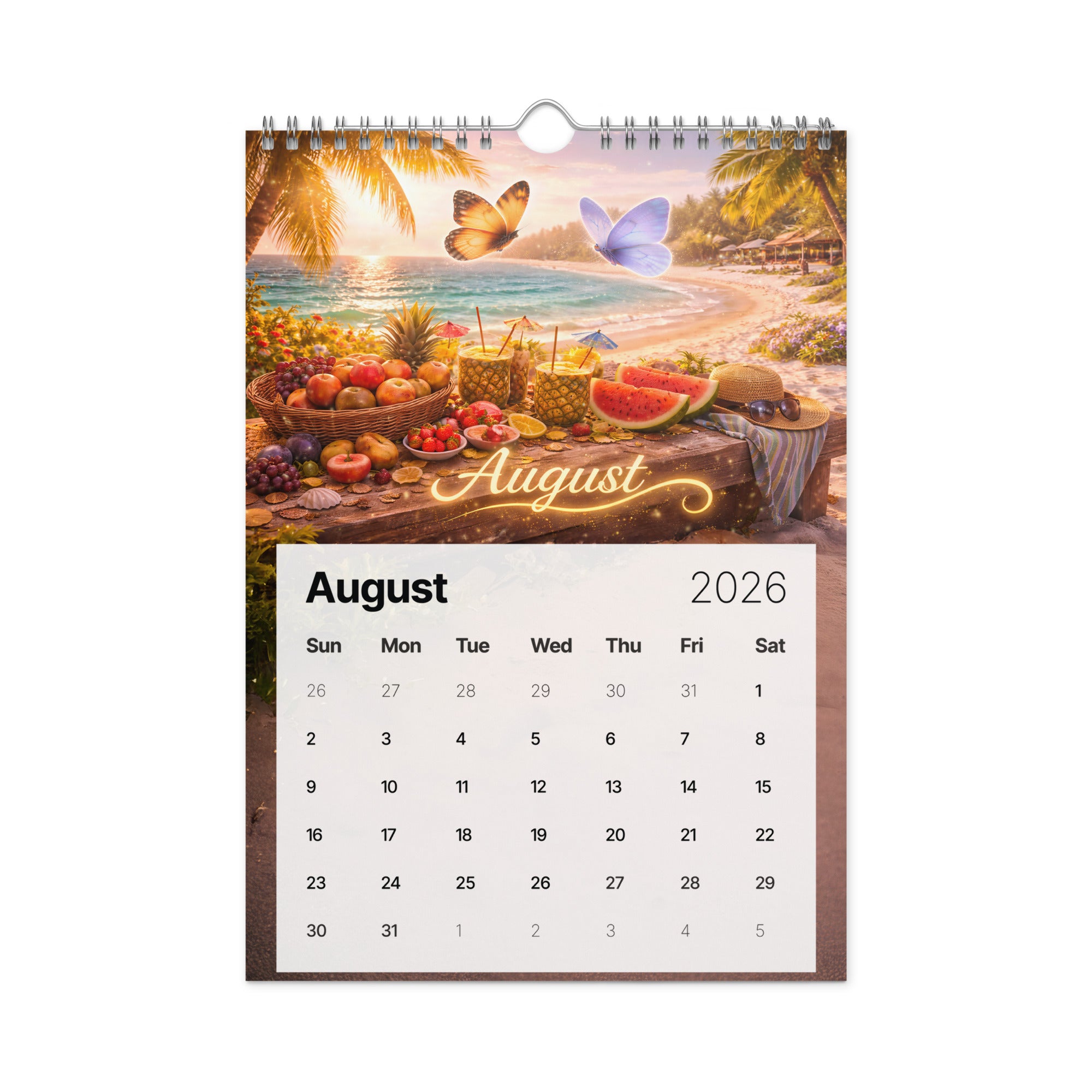 Magical Butterflies - Wall calendar (2026)